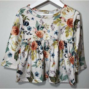 Eghunooy Toddler 90 12 Mo Top Colorful Floral
